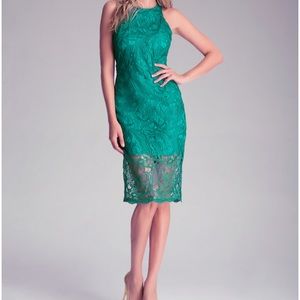 NWT Bebe midi lace dress xs 2